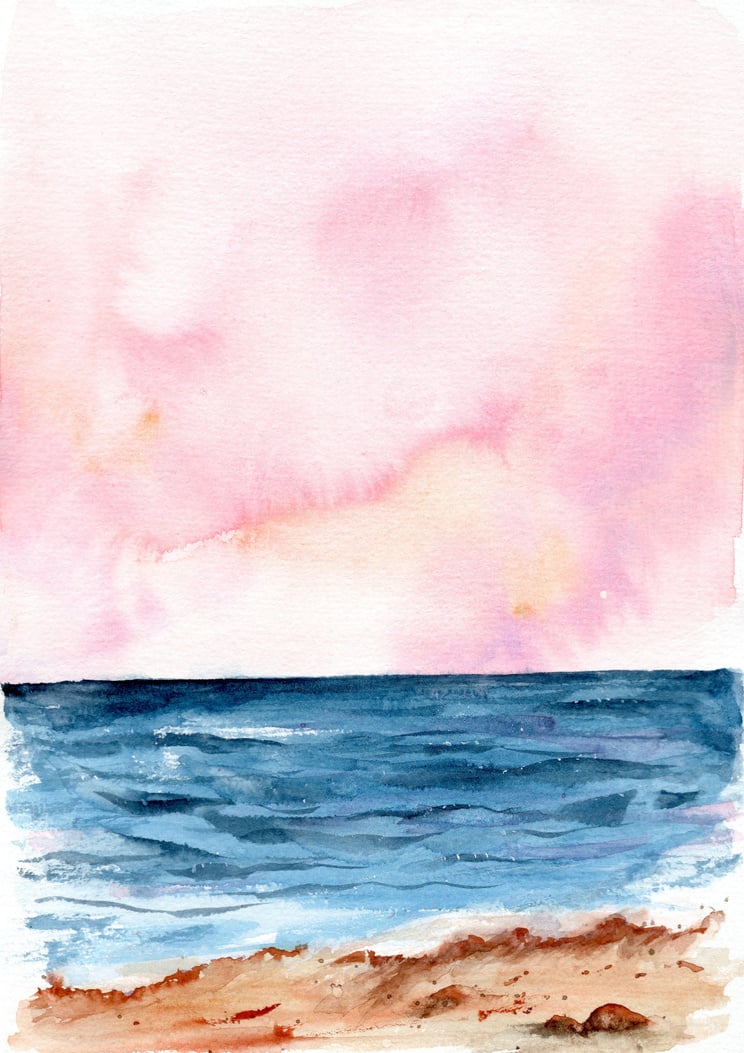 beach painting